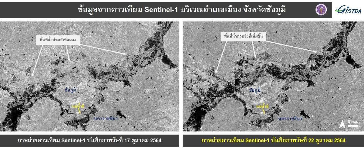 สถานการณ์น้ำท่วมโคราชพบบางจุดลด บางจุดเพิ่ม
