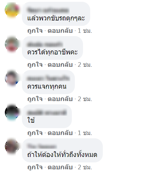 ความเห็นประชาชนใน เพจข่าวประกันสังคม 