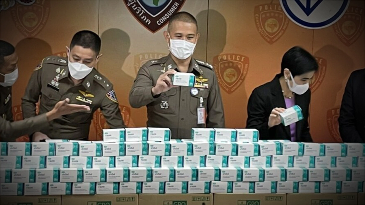 ปคบ.-อย. จับขบวนการลอบขายยา "ฟาวิพิราเวียร์"