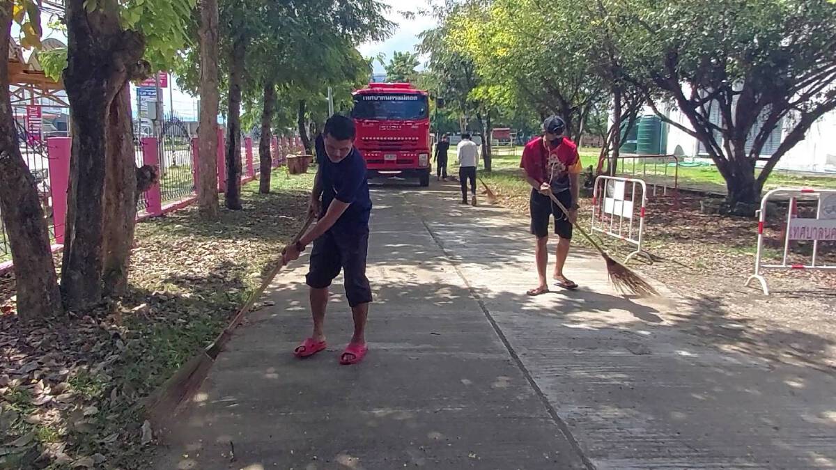 ทน.แม่สอดทำความโรงเรียนเตรียมเปิดเทอม
