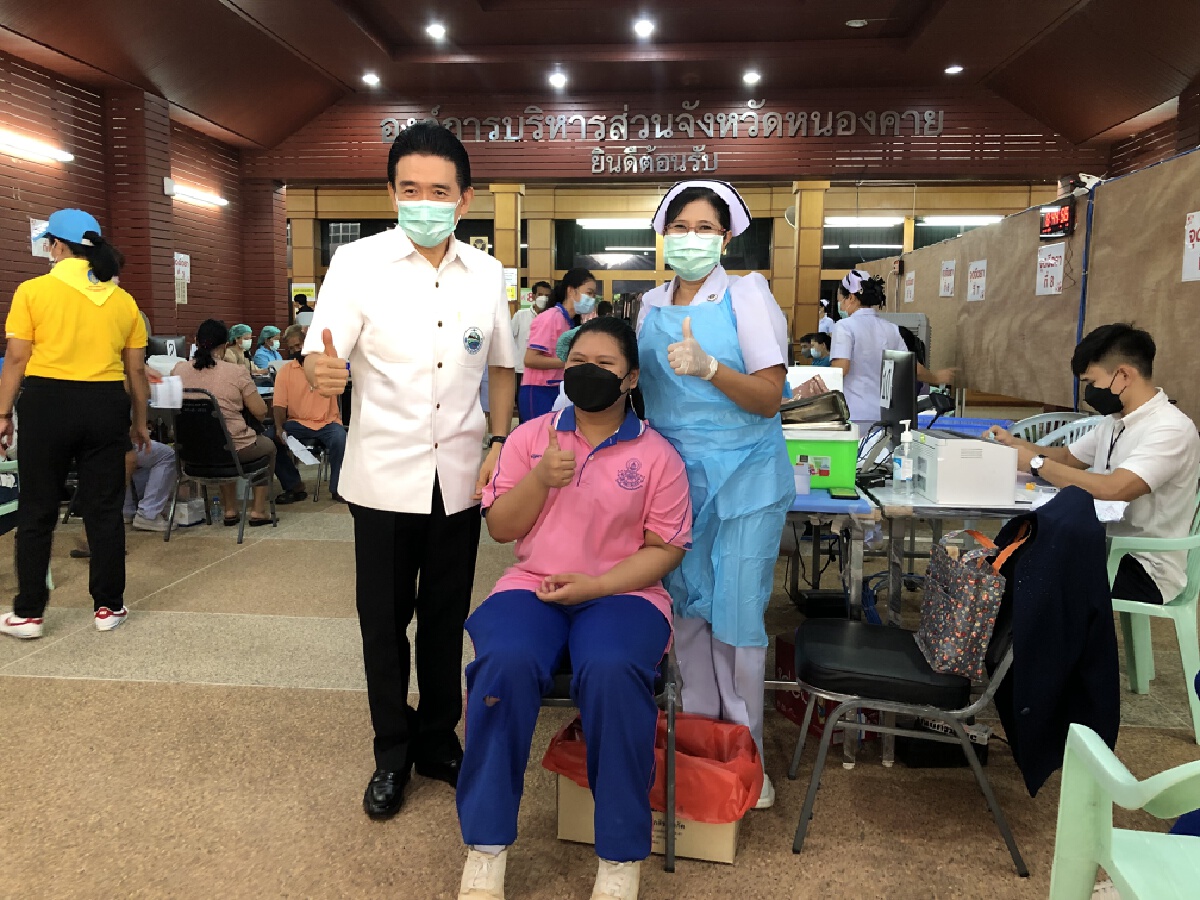 หนองคายเร่งฉีดวัคซีนโควิดนักเรียนให้ได้วันละ2พันคน