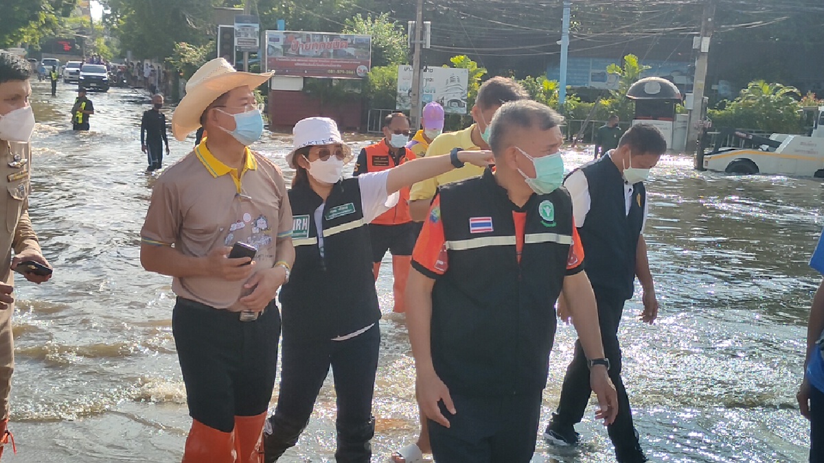 โคราชอ่วม! ลำตะคองล้นทะลักเขตเศรษฐกิจ