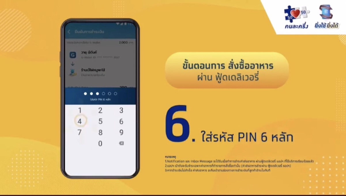 คนละครึ่งเฟส 3 เพิ่มช่องทางการสั่งฟู้ดเดลิเวอรี่ ทบทวนขั้นตอนได้ที่นี่!