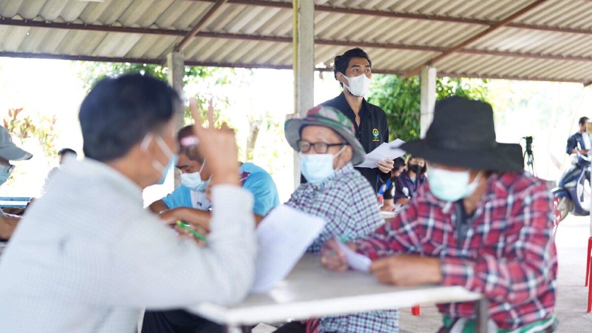 บจธ.ลงพื้นที่นำร่องธนาคารที่ดินที่ไร่ดง ป่าซาง ลำพูน-เชียงใหม่