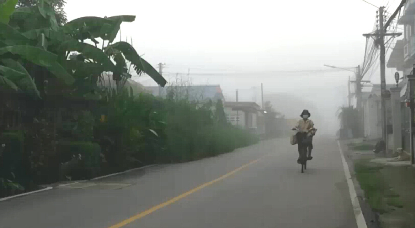 หมอกหนาปกคลุมตัวเมืองพิษณุโลก-ปลายฝนต้นหนาว