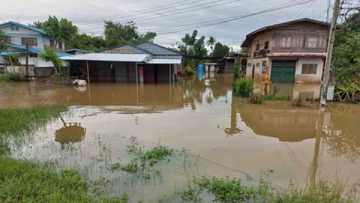 สถานการณ์น้ำ อ.จัตุรัส จ.ชัยภูมิ ประจำวันที่ 18 ต.ค. 64