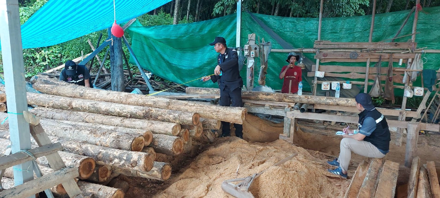 ยึดรง.แปรรูปไม้เถื่อน-ผลิตบ้านน็อคดาวน์ขาย