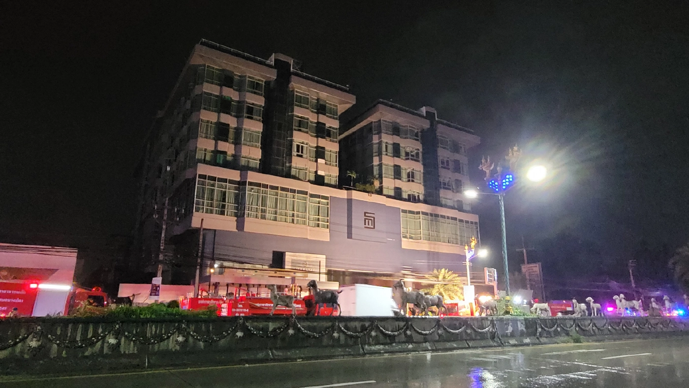 ไฟไหม้โรงแรมกักตัว ชาวต่างชาติ 80 คนเผ่นหนีอลหม่าน
