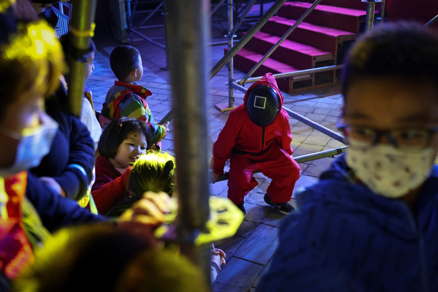 Squid Game แรงไม่หยุด โผล่งานฮาโลวีนทั่วโลก