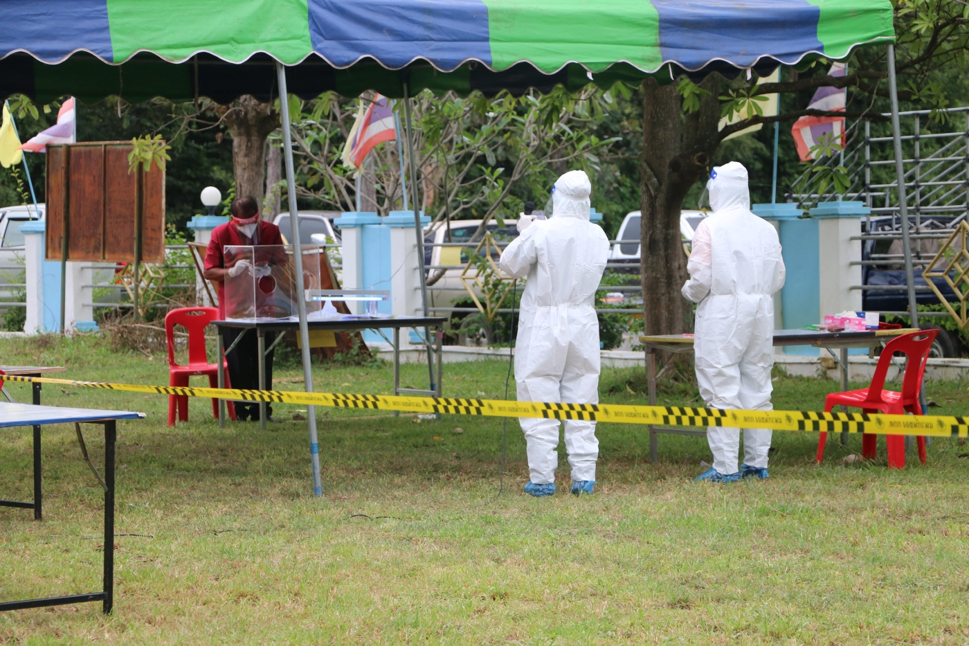 ผวากันทั้งหน่วย ผู้ป่วยติดเชื้อโควิด-19 ลงสมัครนายก อบต.