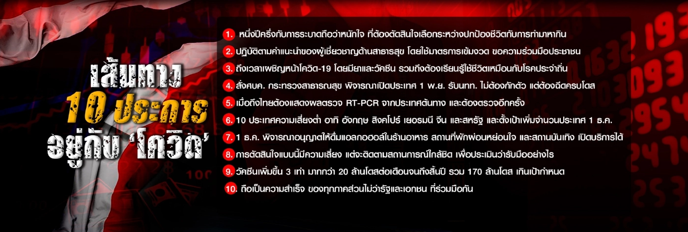 เปิดประเทศ 1 พ.ย.หงายไพ่ใบสุดท้ายเดิมพันรัฐบาล"ลุงตู่"