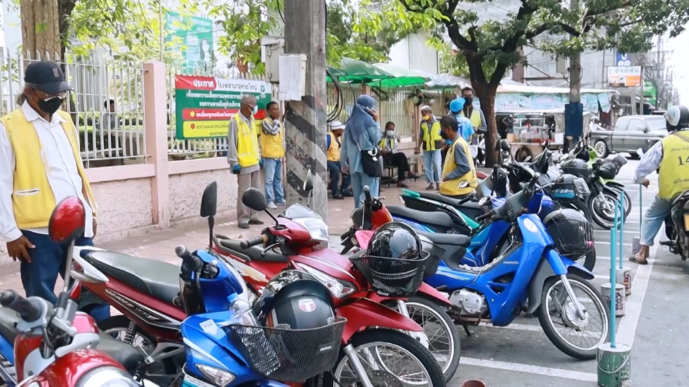 วินมอเตอร์ไซค์รับจ้างสงขลา ขอบคุณรัฐบาลเยียวยา 1 หมื่นบาท