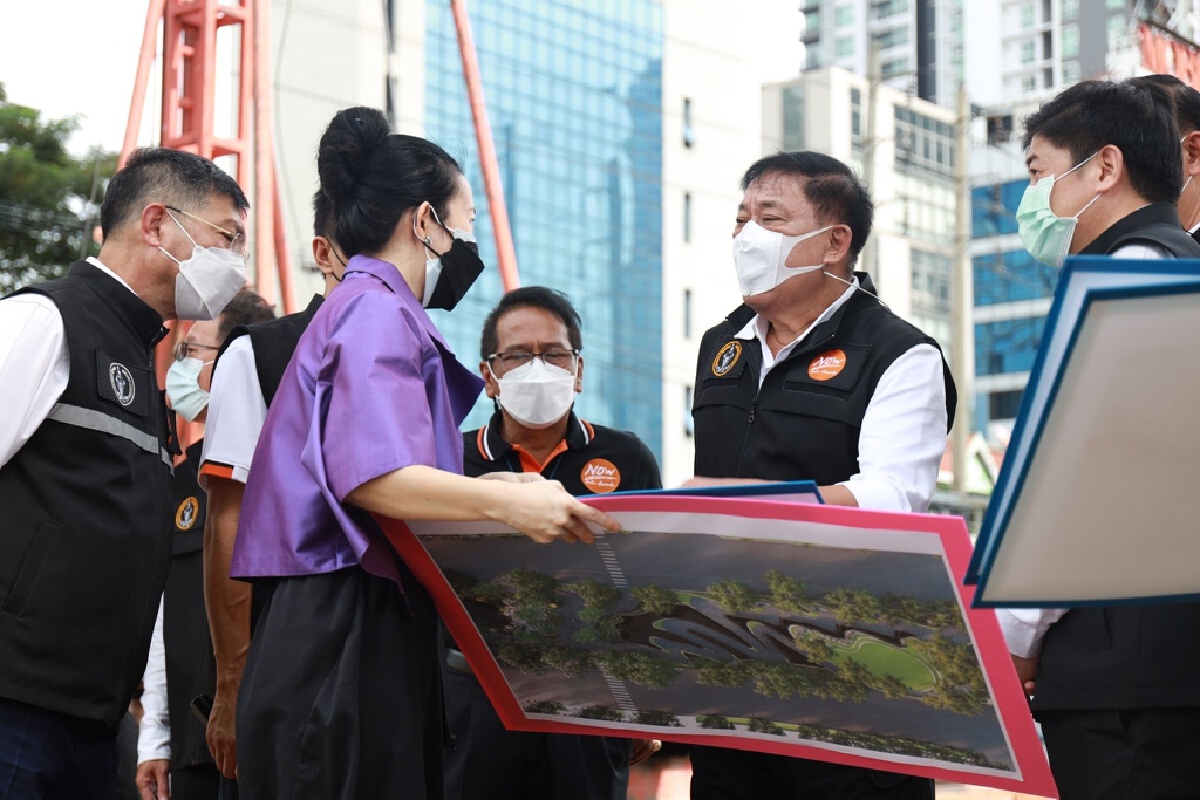 กทม. เผยภาพ สวนสาธารณะคลอง "ช่องนนทรี" ใจกลางย่านธุรกิจ