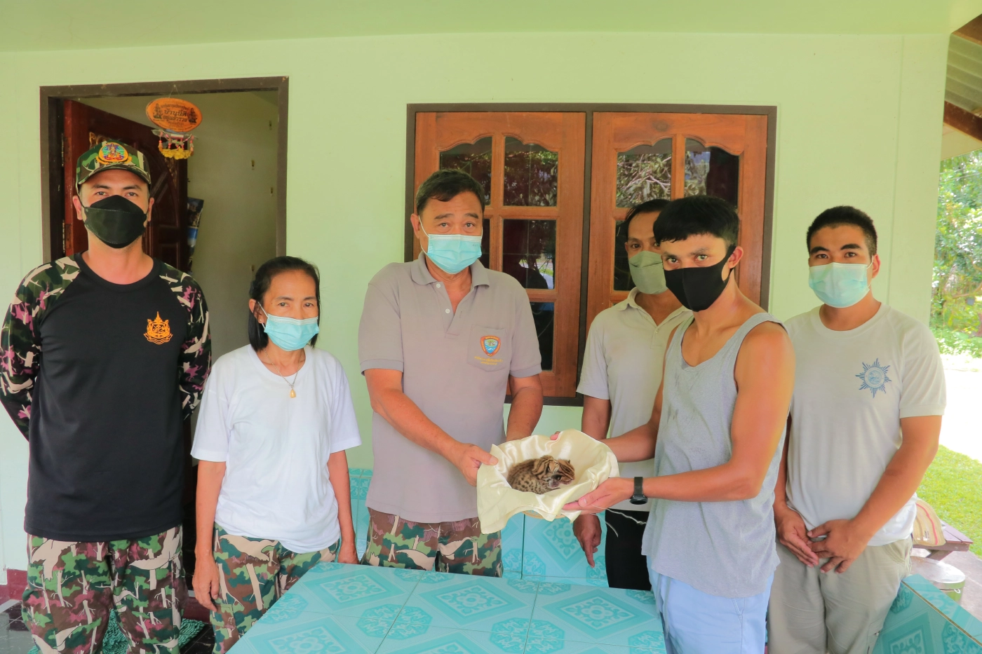 สุดน่ารัก!! พบลูกเสือปลาแฝดสัตว์ป่าใกล้สูญพันธุ์โดนแม่ทิ้ง