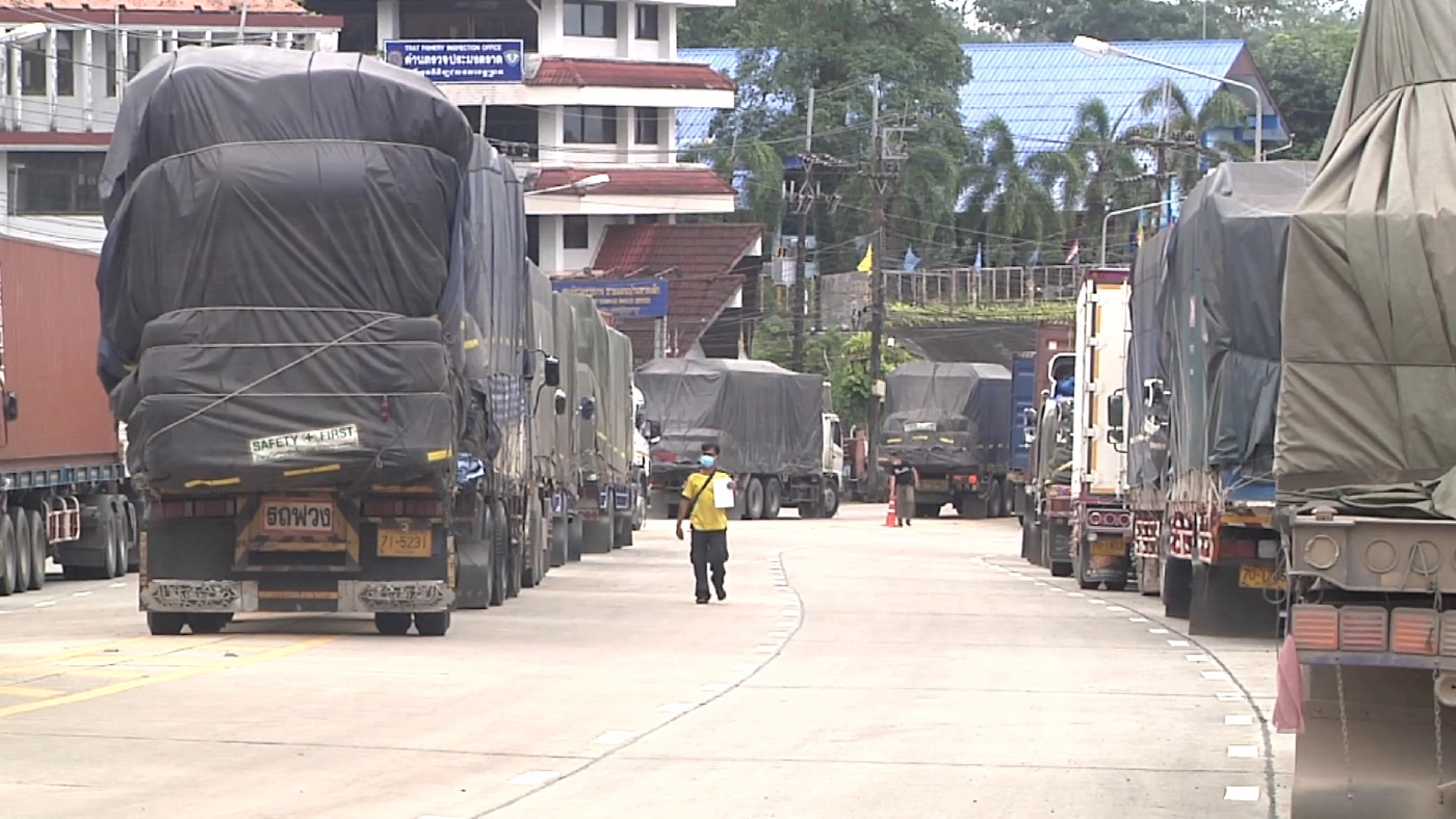 กัมพูชาตรวจเข้มโควิดที่ด่านชายแดน จ.ตราด