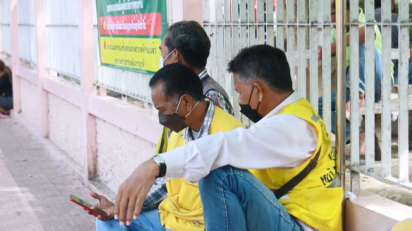 วินมอเตอร์ไซค์รับจ้างสงขลา ขอบคุณรัฐบาลเยียวยา 1 หมื่นบาท