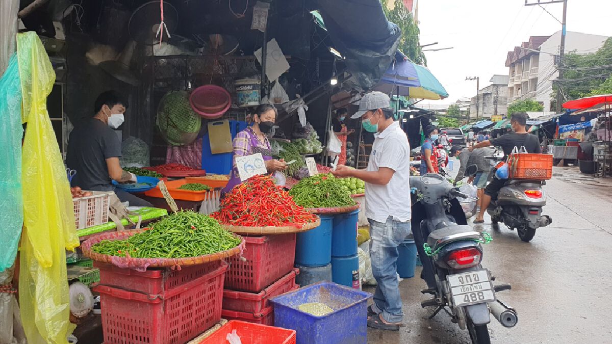 เปิดตลาดเมืองใหม่วันแรกบรรยากาศเงียบเหงา