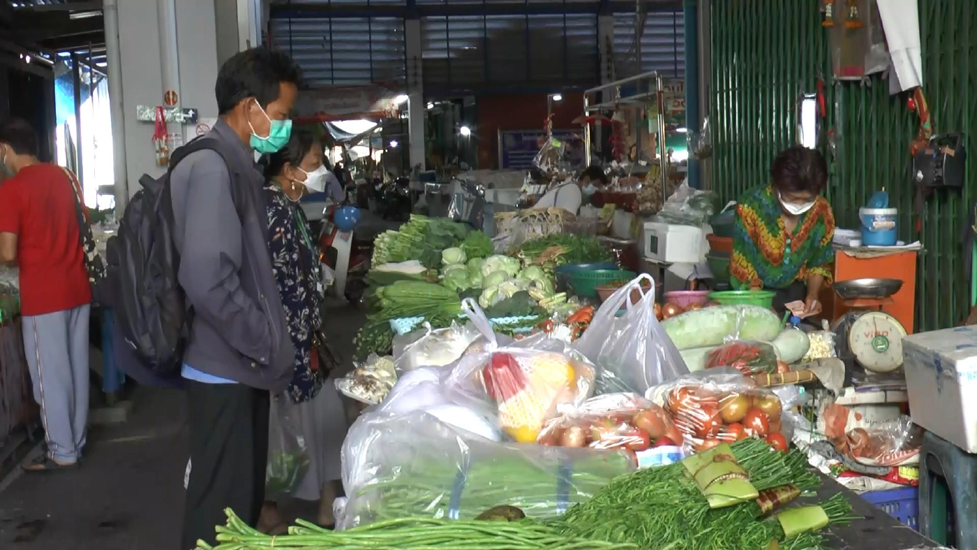 ราคาผักตลาดสดเมืองอุทัย ขึ้นยกแผงรับเทศกาลถือศีลกินเจ 
