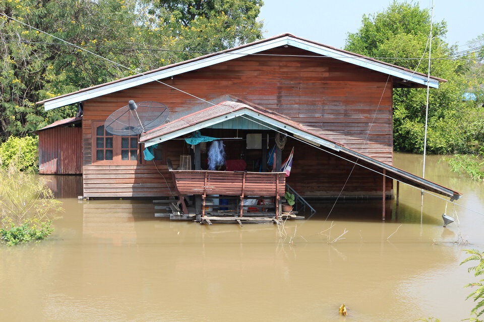 ชาวบ้านร้องขอความช่วยเหลือ อยุธยาน้ำลดแต่เริ่มเหม็นเน่า