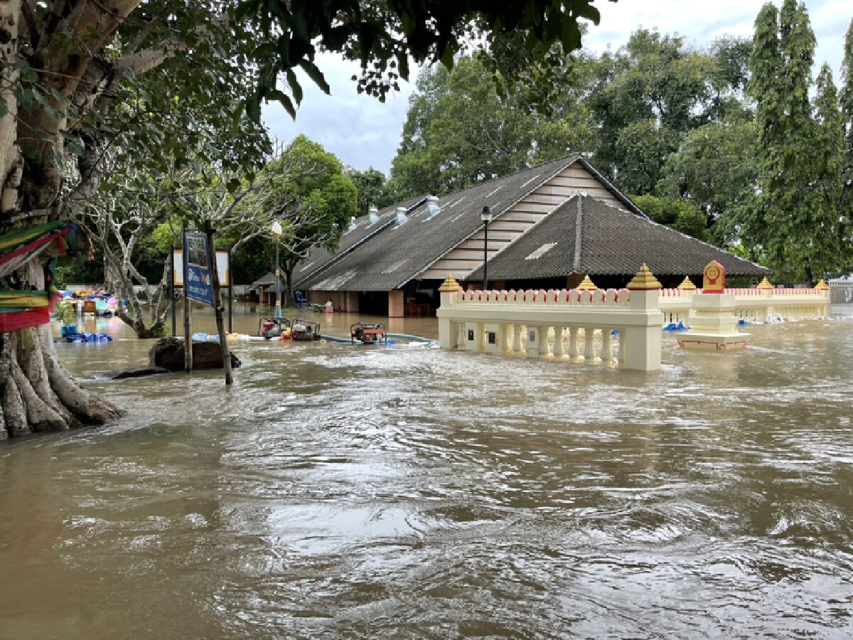 ยกระดับ!ปักธงเหลืองเตรียมรับมวลน้ำลำตะคองท่วมพื้นที่ศก.ค่ำนี้