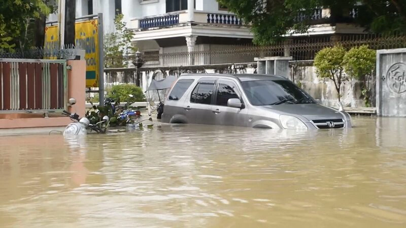น้ำท่วมพื้นที่ จ.จันทบุรี