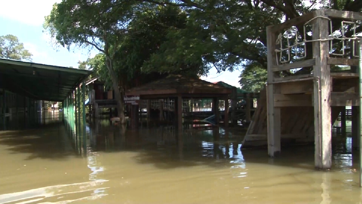 สถานการณ์น้ำลุ่มเจ้าพระยามีแนวโน้มลดลงอย่างต่อเนื่อง