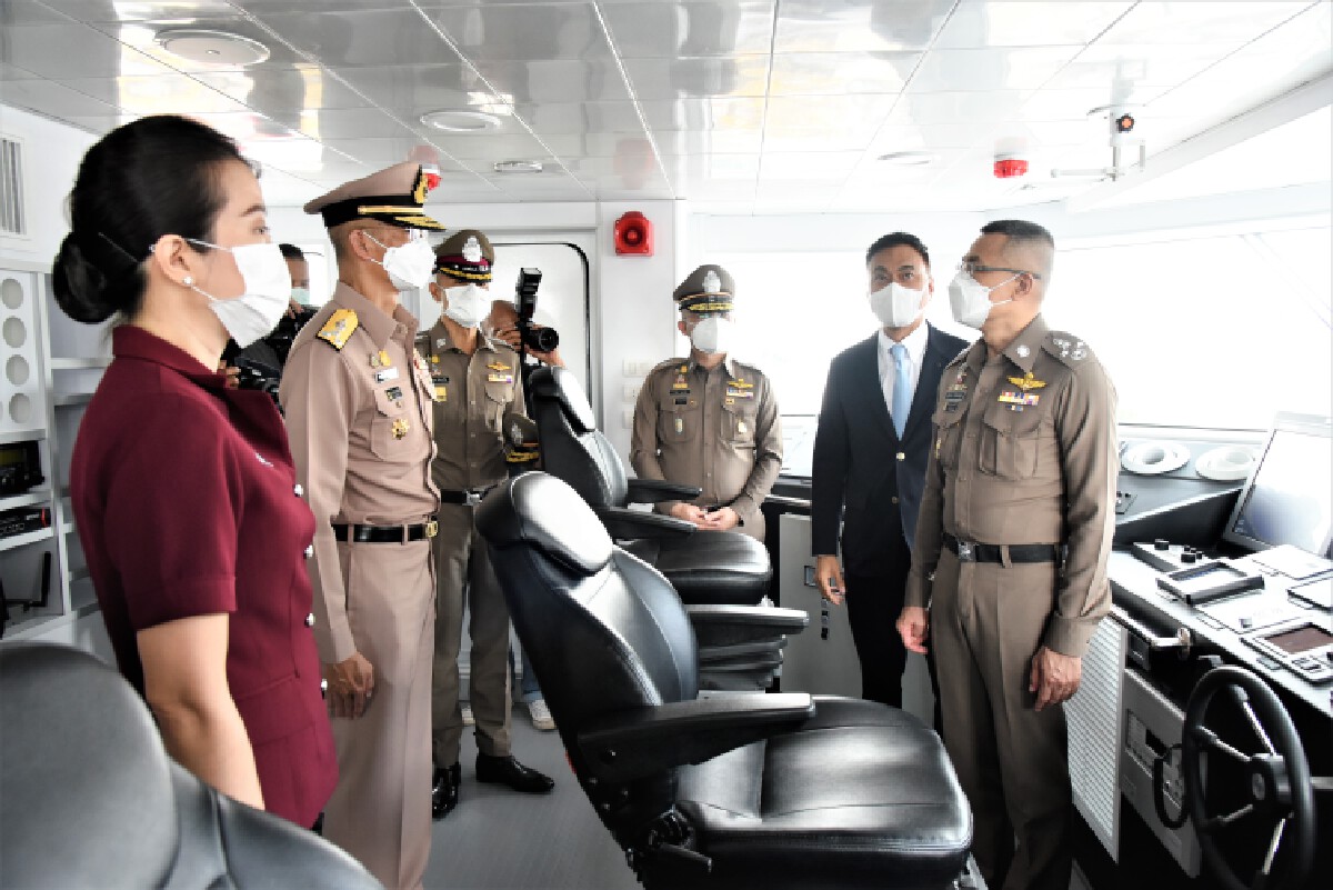 ตร.ปล่อยเรือตรวจการณ์ 1301 เสริมมั่นคงชายฝั่ง
