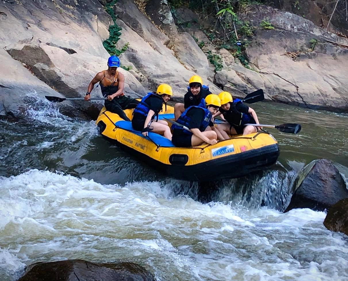 ล่องเรือยางเข้มเข้าใช้บริการต้องสแกน“เมืองกื๊ดชนะ”