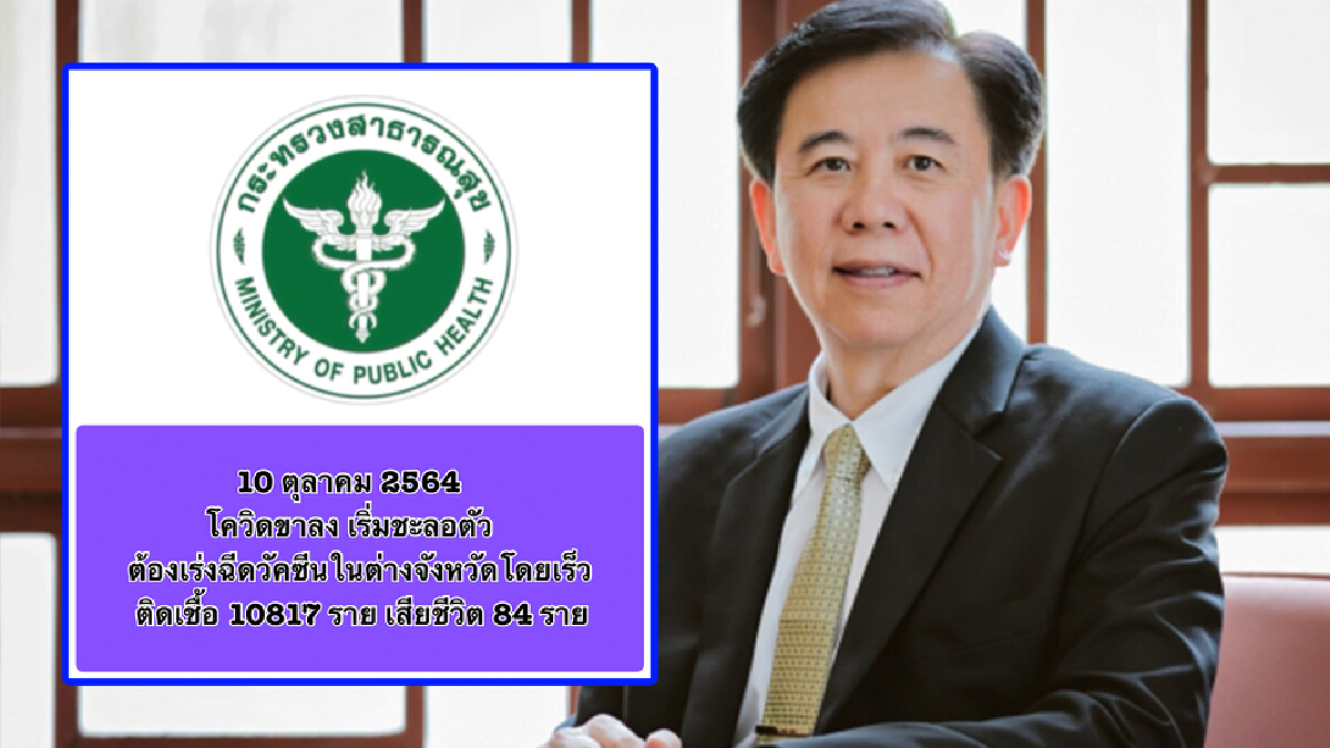 "หมอเฉลิมชัย" ระบุ โควิดระลอก 3 ขาลง แนะเร่งฉีดวัคซีนในต่างจังหวัด