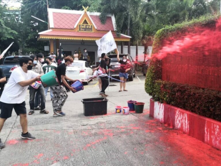 นายจตุภัทร์ บุญภัทรรักษา หรือ ไผ่ดาวดิน แกนนำม็อบคณะราษฎร