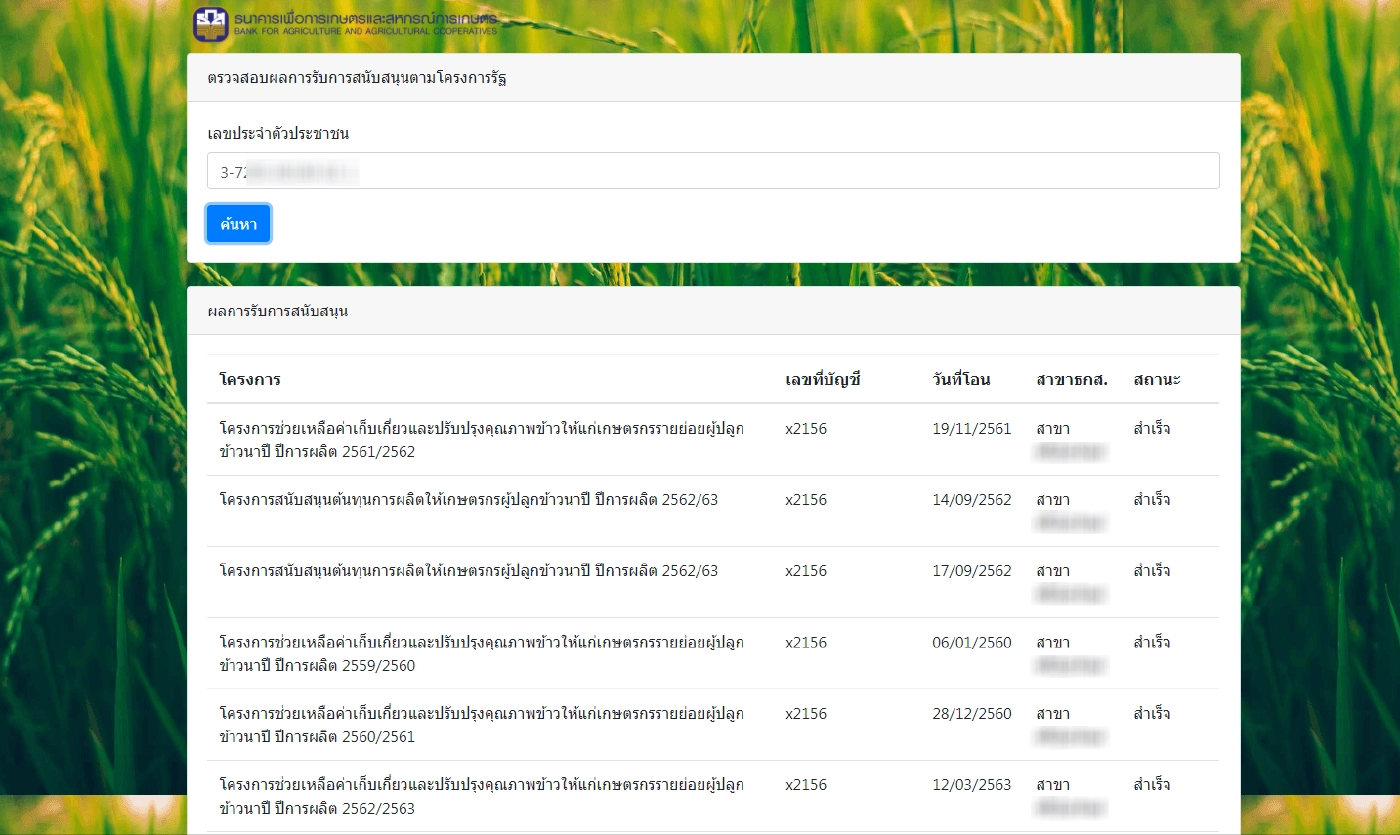 ขั้นตอนเช็ก เงินประกันรายได้เกษตรกรปลูกข้าว ข้าวโพด มันสำปะหลัง 2.7 หมื่นล.