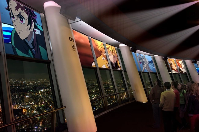 ญี่ปุ่นเอาใจสาวกอานิเมะ พา Demon Slayer บุก Tokyo Skytree