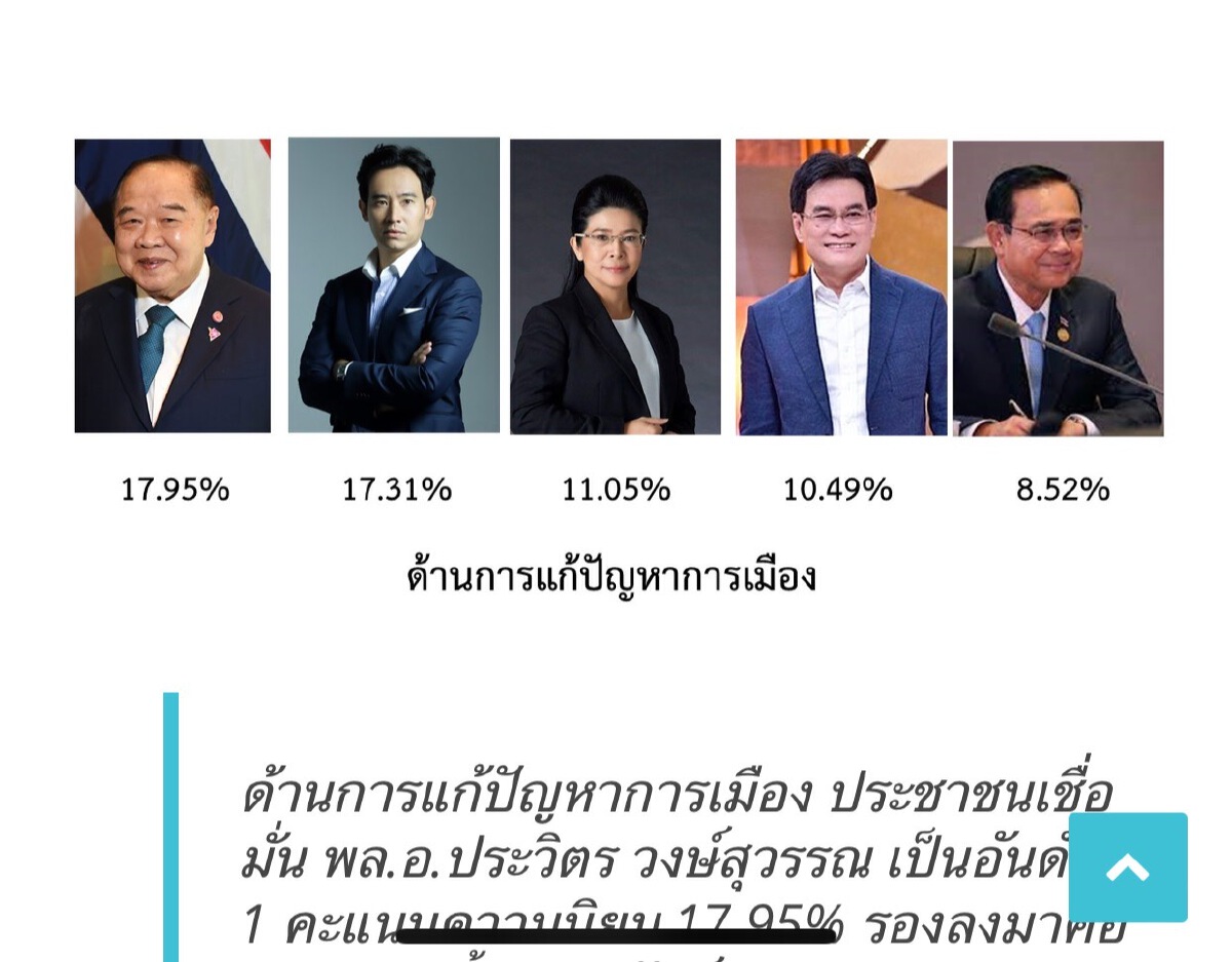 เทียบฟอร์ม "แก้ปัญหาการเมือง"