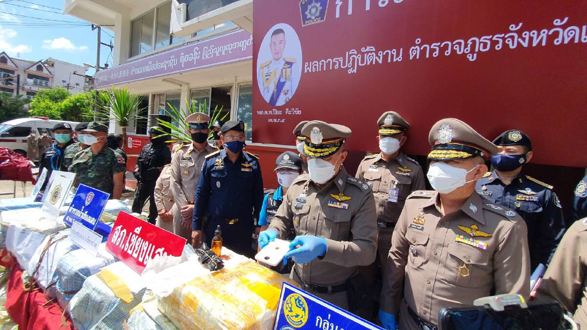 ผบช.ภ.5จับแก๊งลาหู่-ยึดยาบ้า5ล้านเม็ด