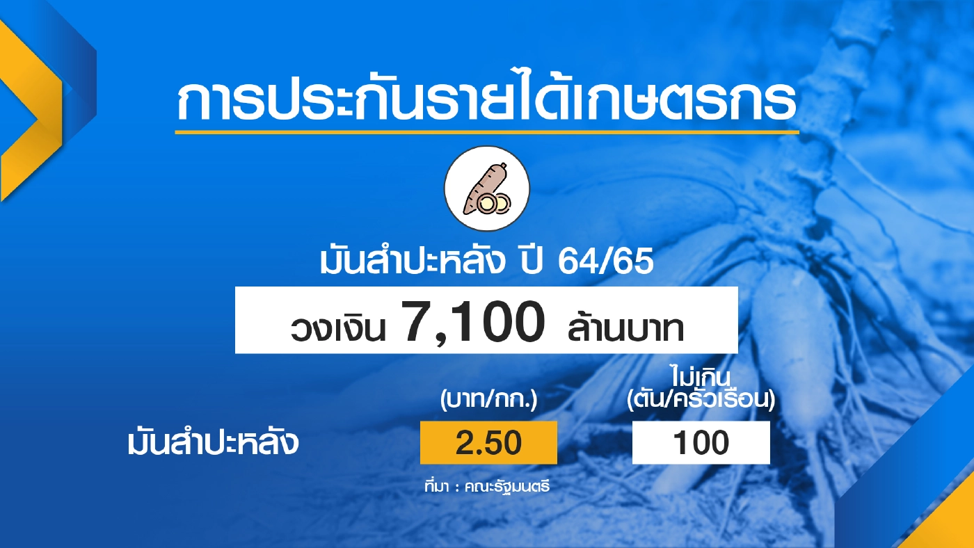 ลุ้น ครม.เคาะแสนล้าน อุ้ม ‘ข้าว-มันสำปะหลัง‘