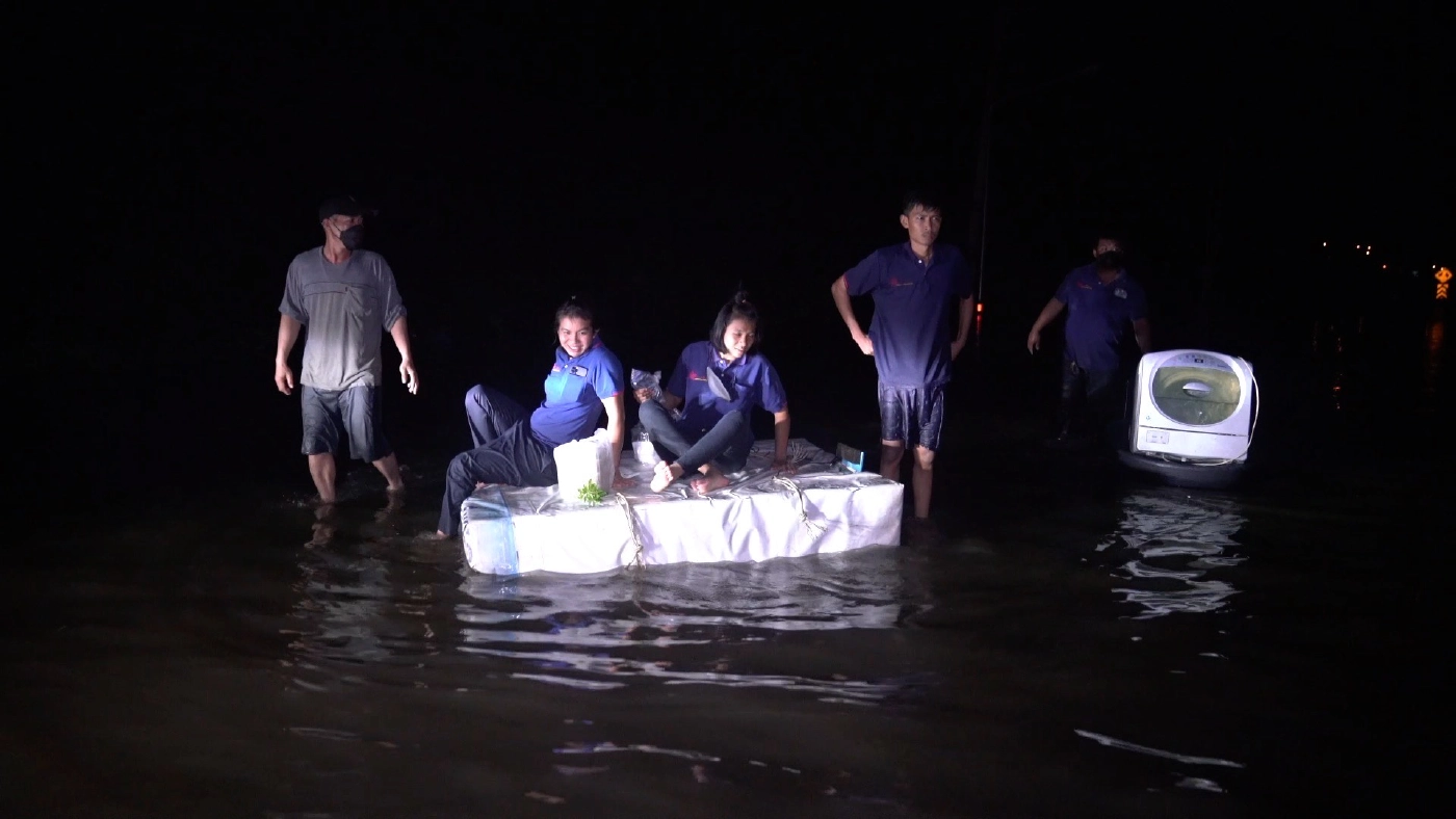 เร่งติดตั้งเครื่องผลักดันน้ำท่วมเข้าเขตอำเภอเมืองขอนแก่น