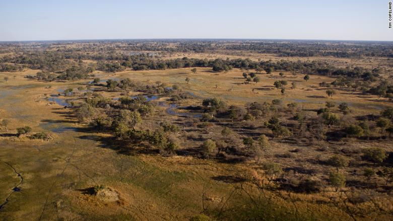 สามเหลี่ยมปากแม่น้ำ Okavango ประเทศบอสวานา // ภาพ CNN