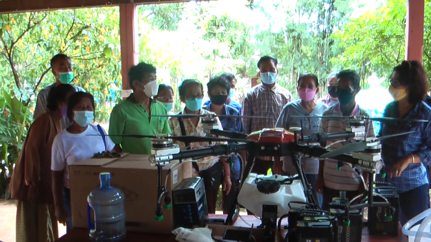 "มะม่วงแปลงใหญ่"ยกระดับสมัยใหม่-"โดรนพ่นยา-ลดต้นทุน"