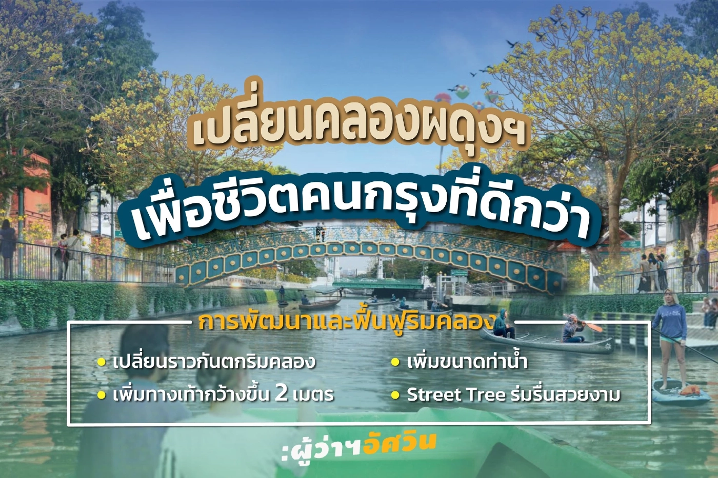 กทม. เปิดภาพคลองผดุงฯ เทียบความเปลี่ยนแปลง พร้อมเปิดเต็มรูปแบบ ม.ค. 65