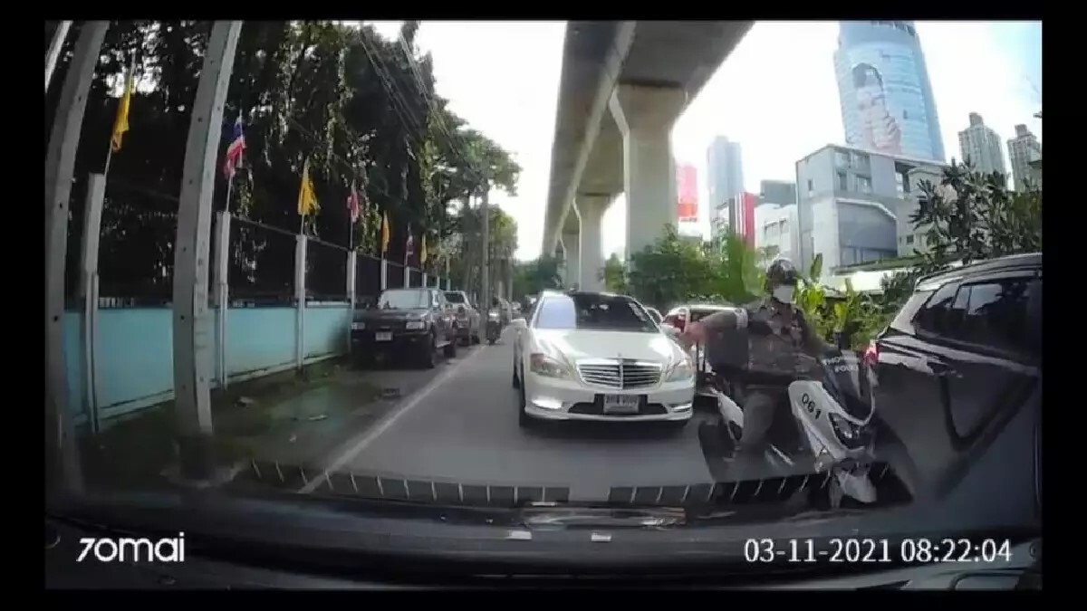 โอละพ่อ ขบวนรถวีไอพี ใครย้อนศรกันแน่ เมื่อเป็นช่วงเวลา"วันเวย์"