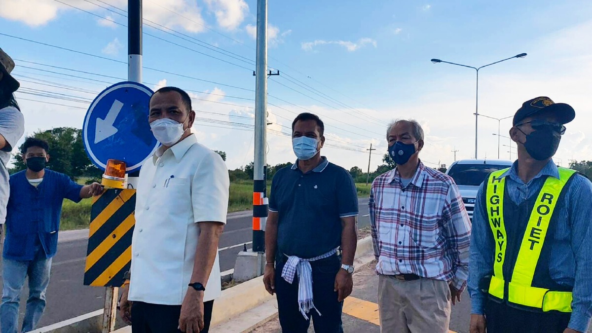 ผู้รับเหมารับจะแก้ไขใน3วัน จุดกลับรถโผล่กลางถนน