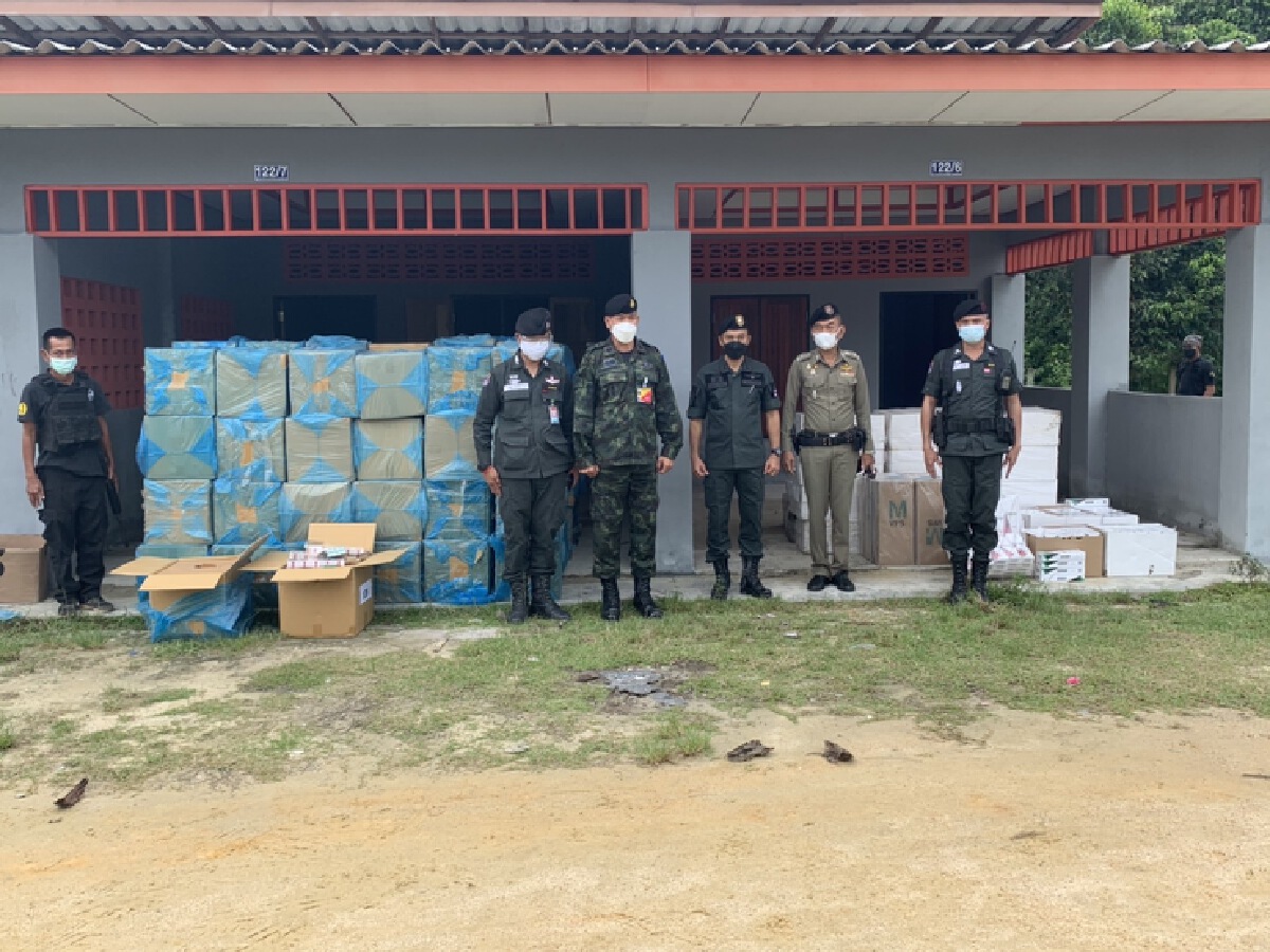 จับกุมบุหรี่หนีภาษีมูลค่านับล้านบาท