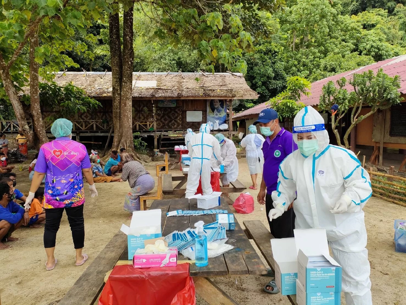 ผลตรวจ ATK รอบสองชาวเลมอแกน บวกเพิ่ม 15 ราย