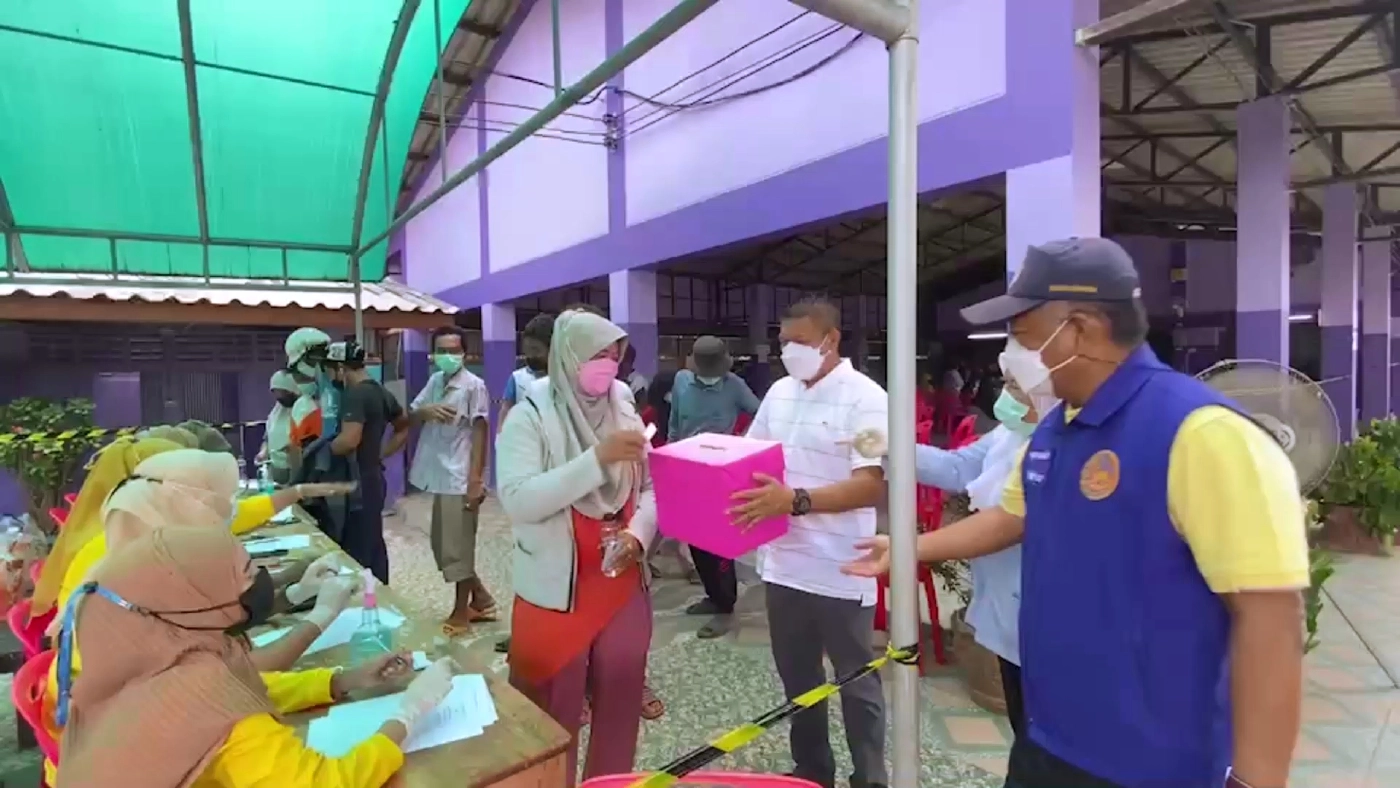 ฉีควัคซีนชิงทอง!!อำเภอเทพาเร่งแผนวัคซีนพลาดเป้า50%