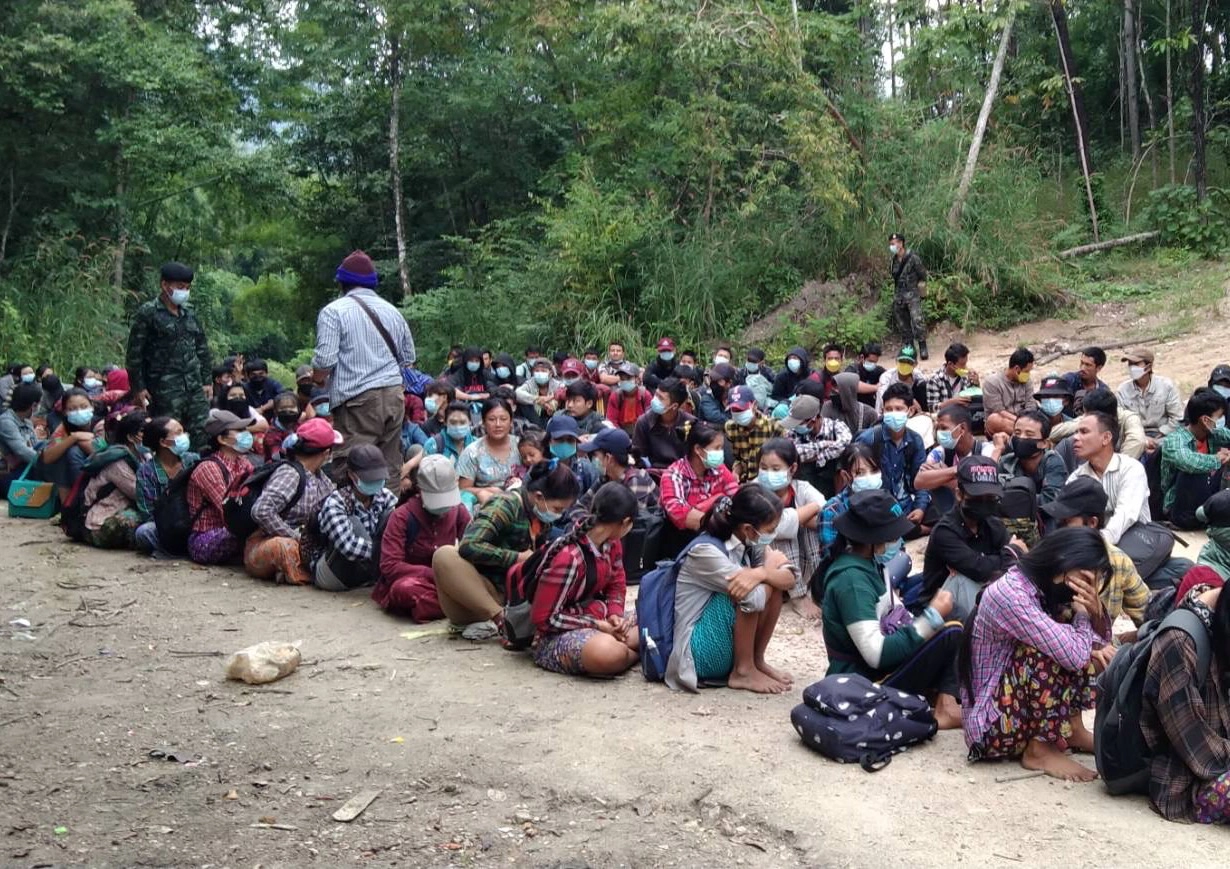 ไม่ขาดสาย! กองกำลังสุรสีห์จับ 133 ชาวเมียนมาลอบเข้าไทย