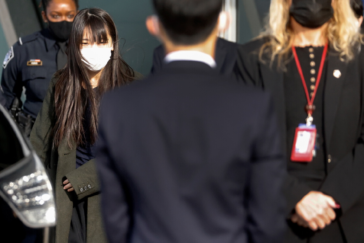 ภาพ Reuters : มาโกะ โคมุโระ (อดีตเจ้าหญิงมาโกะ)
