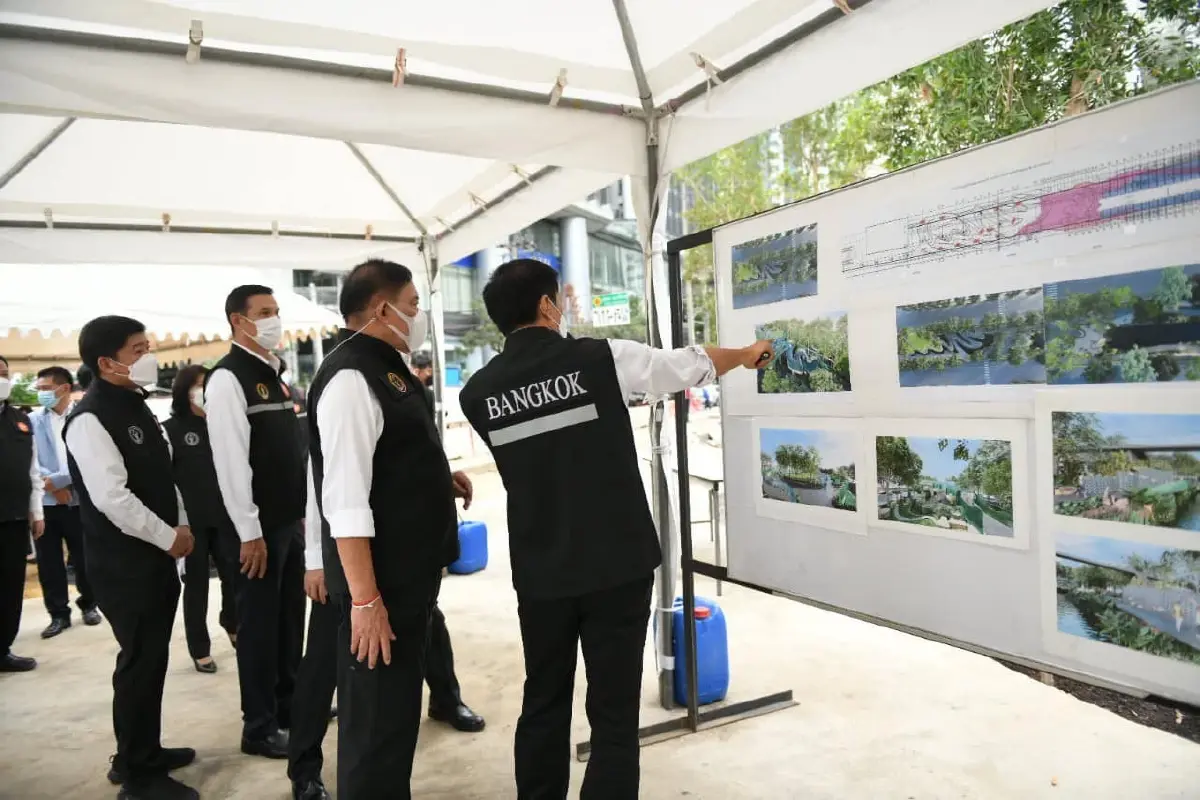 สวนสาธารณะคลองช่องนนทรี คืบหน้า 50% พร้อมเปิด 25 ธ.ค.64