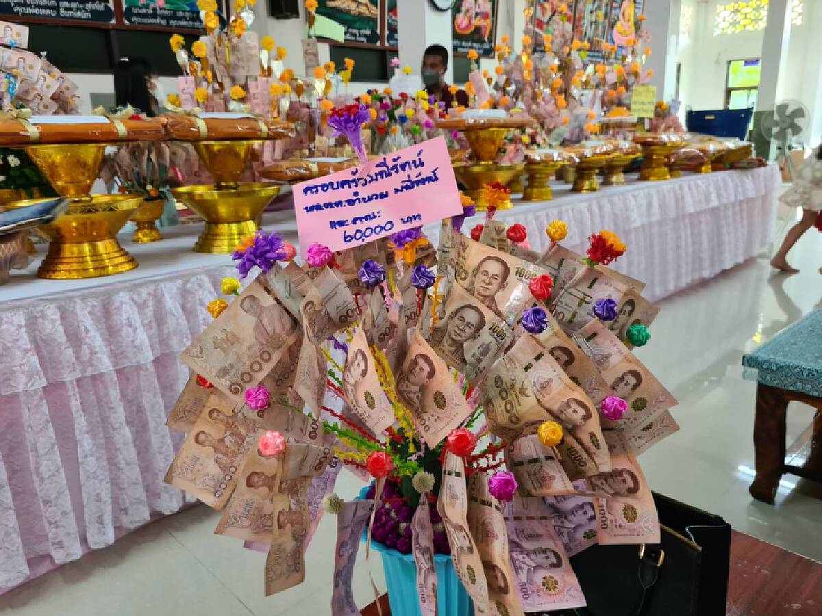 สกัดจับหญิงวัย 25 ปี ขโมยเงินพุ่มกฐินวัดพัทลุง
