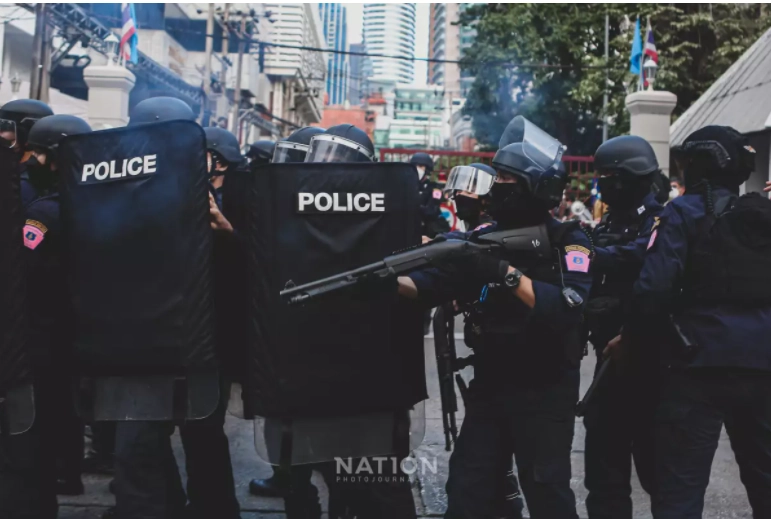 ภาพในเหตุการณ์ชุมนุม 14 พ.ย. 64