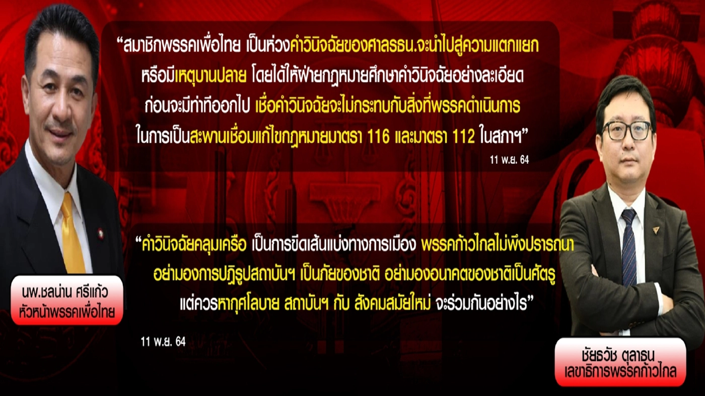 คำวินิจฉัยศาลรธน. จุดเปลี่ยนทางการเมือง?